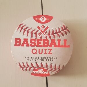 Baseball Quiz - Trivia - 100 Questions - Suitable - For 8yrs And Up